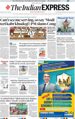 Cover of The Indian Express