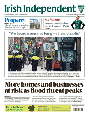 Cover of Irish Independent