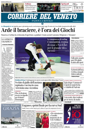 Cover of Corriere del Veneto (Padova e Rovigo)