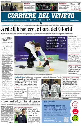 Cover of Corriere del Veneto (Treviso e Belluno)