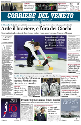 Cover of Corriere del Veneto (Vicenza e Bassano)