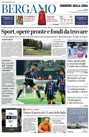 Cover of Corriere della Sera (Bergamo)