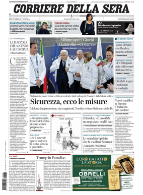 Cover of Corriere della Sera