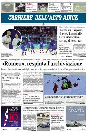 Cover of Corriere dell'Alto Adige
