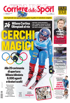 Cover of Corriere dello Sport (Lazio)