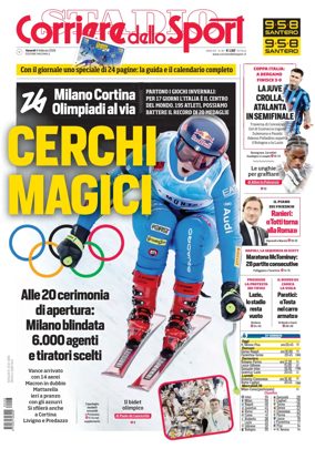 Cover of Corriere dello Sport