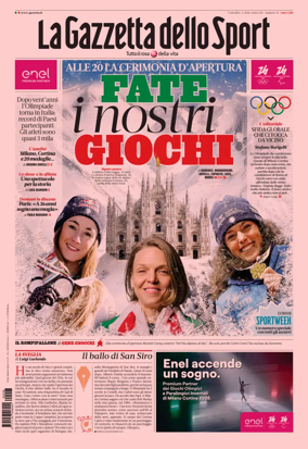 Cover of La Gazzetta dello Sport - Napoli