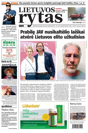 Cover of Lietuvos Rytas