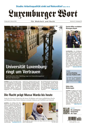 Cover of Luxemburger Wort