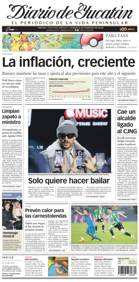 Cover of Diario de Yucatan