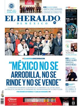 Cover of El Heraldo de Mexico