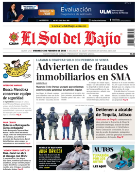 Cover of El Sol de Bajio