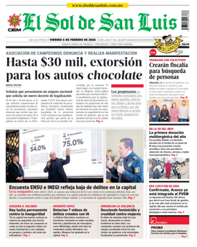 Cover of El Sol de San Luis Potosi