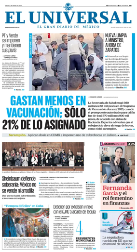 Cover of El Universal