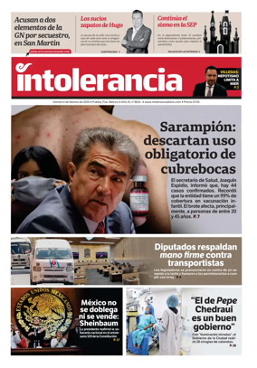 Cover of Intolerancia Diario