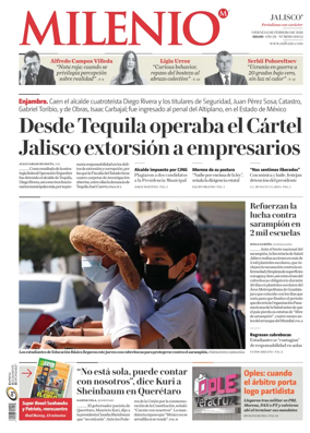 Cover of Milenio Jalisco