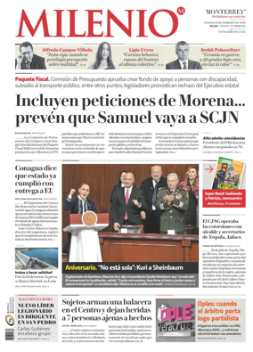 Cover of Milenio Monterrey