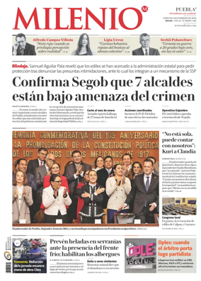 Cover of Milenio Puebla