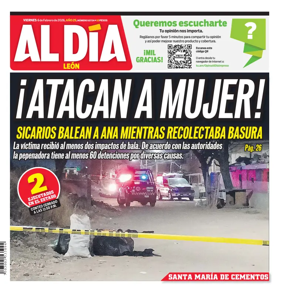 Cover of Periodico Al Dia (Leon)