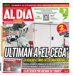 Cover of Periodico Al Dia (Salamanca)
