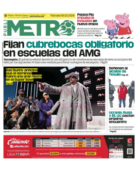 Cover of Publimetro Guadalajara