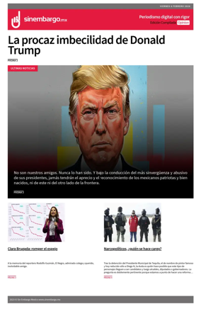 Cover of Sin Embargo Opinion