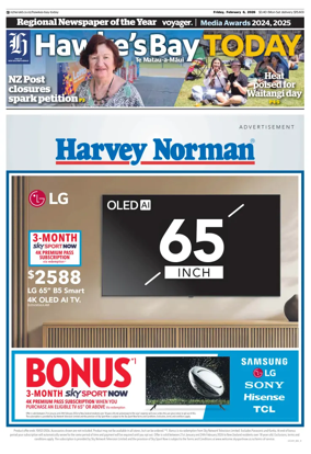 Cover of Hawke's Bay Today