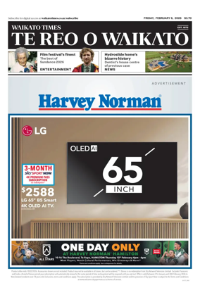 Cover of Waikato Times