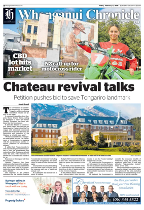 Cover of Whanganui Chronicle