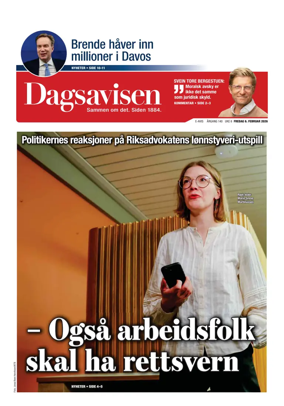 Cover of Dagsavisen