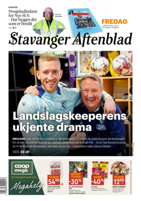 Cover of Stavanger Aftenblad