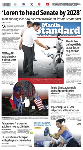 Cover of Manila Standard