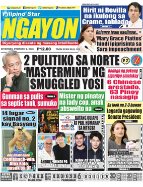 Cover of Pilipino Star Ngayon