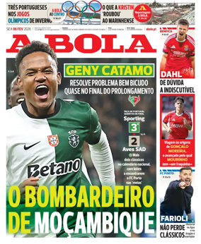 Cover of A BOLA (Portuguese)
