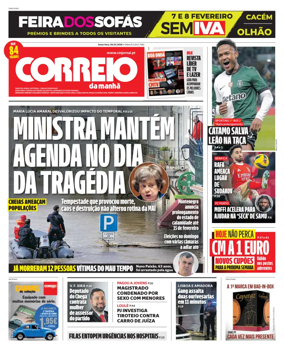 Cover of Correio da Manha