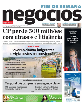 Cover of Jornal de Negocios