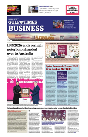 Cover of Gulf Times Business