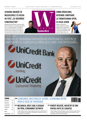 Cover of Romania Libera - Friday Edition