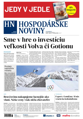 Cover of Hospodarske noviny