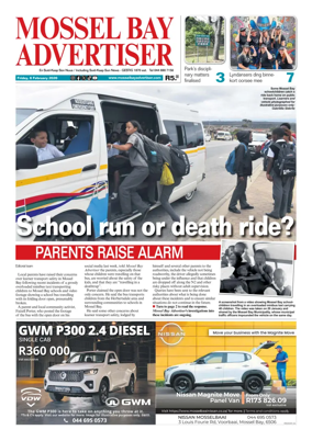 Cover of Mossel Bay Advertiser