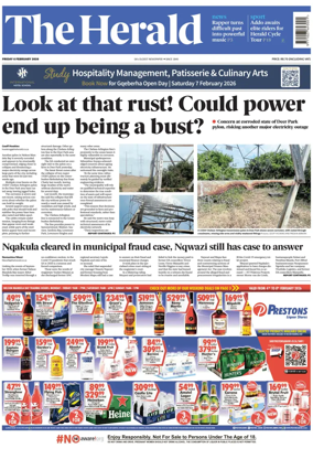 Cover of The Herald (South Africa)
