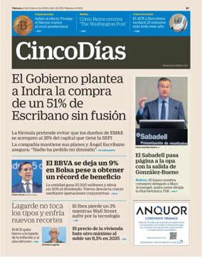 Cover of Cinco Dias