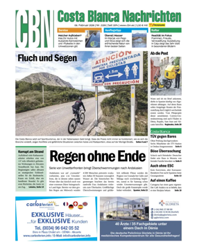 Cover of Costa Blanca Nachrichten