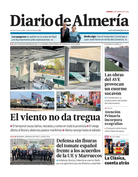 Cover of Diario de Almeria