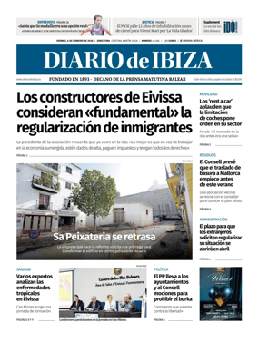 Cover of Diario de Ibiza