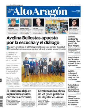 Cover of Diario del Alto Aragon