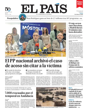 Cover of EL PAIS primera edicion