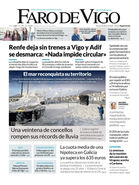 Cover of Faro de Vigo (Pontevedra)