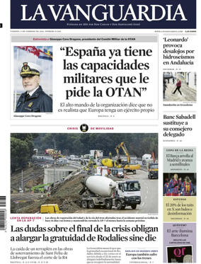 Cover of La Vanguardia (1st Edition)