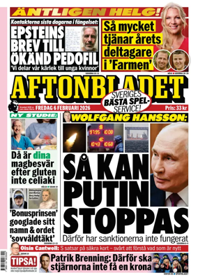 Cover of Aftonbladet